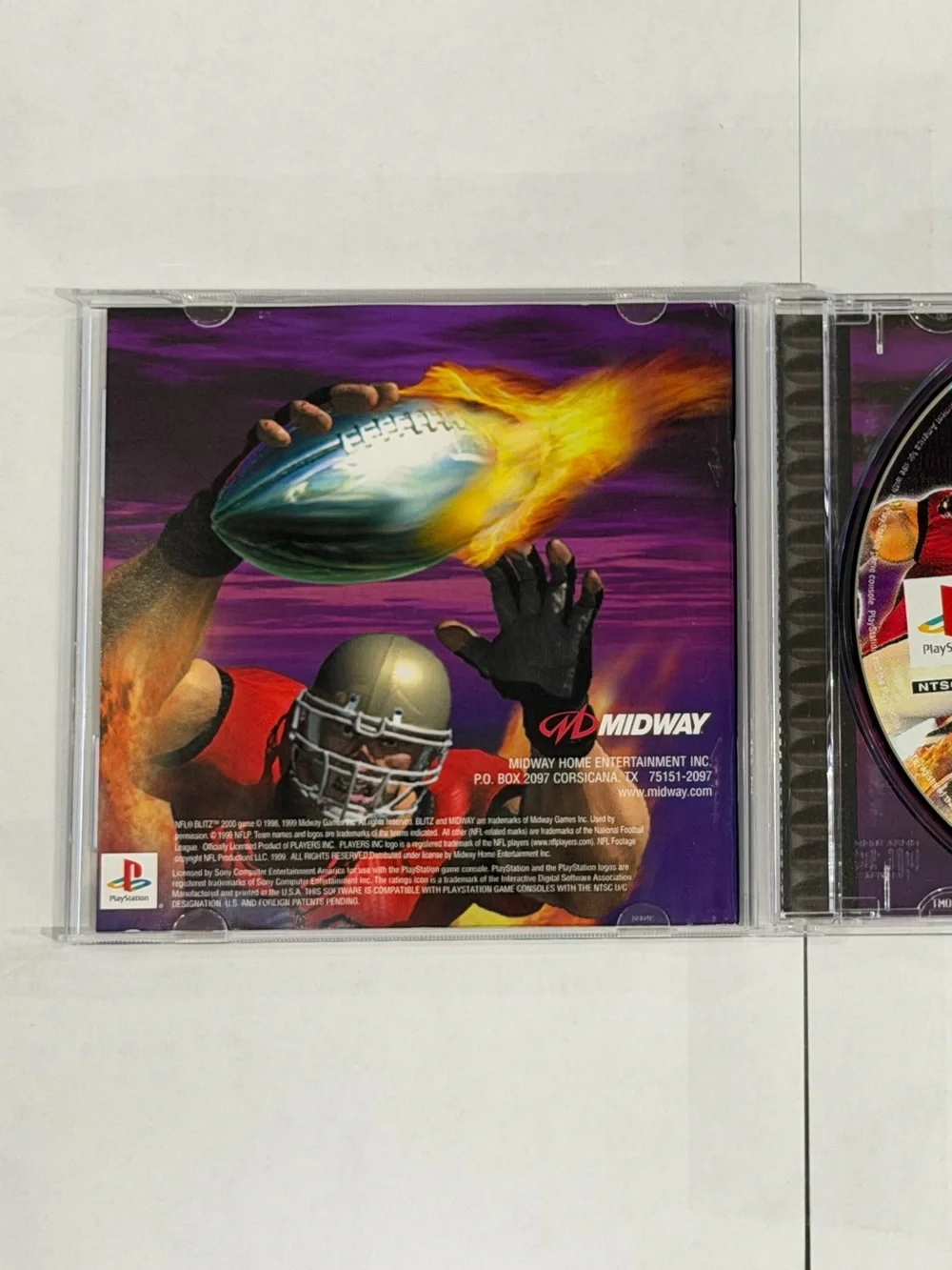 NFL Blitz 2000 PS1 Complete Black Label Tested